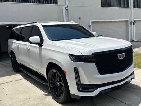 Elevating a Cadillac Escalade 600 in Westchase, Florida