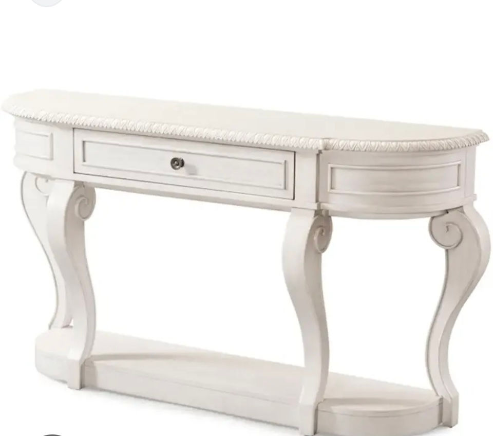Klaussner Sofa Table in Dogwood White