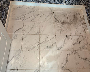 Floor before Eco-Seal cleaning and sealing