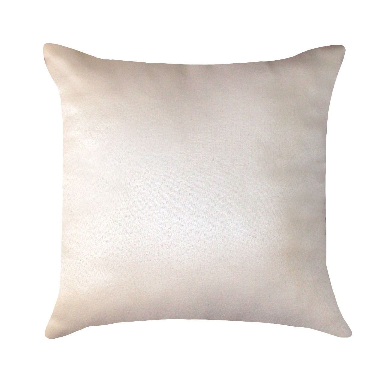 Capa Para Almofadas Decorativas Jacquar Bege Lisa 45x45cm