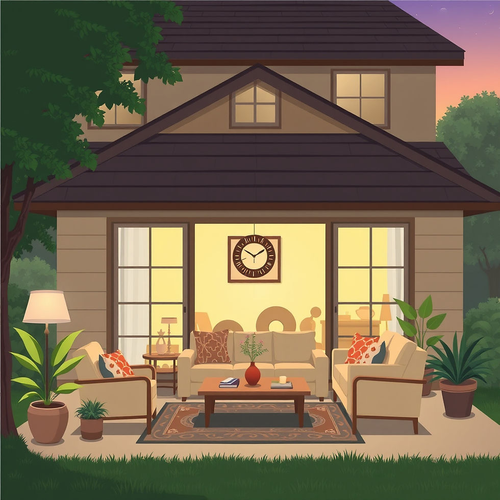 residentail home exterior, comfortable home, clean shared living room.jpg