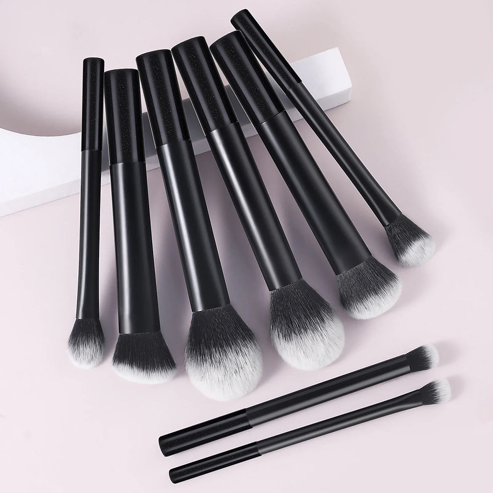 Thumbnail: Makeup Brush Kit Soft 8pcs Synthetic Hair Make Up Brushes Foundation Blush Eyesh