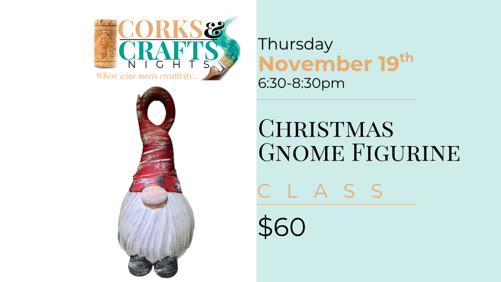 Corks & Crafts: Christmas Gnome Figurine