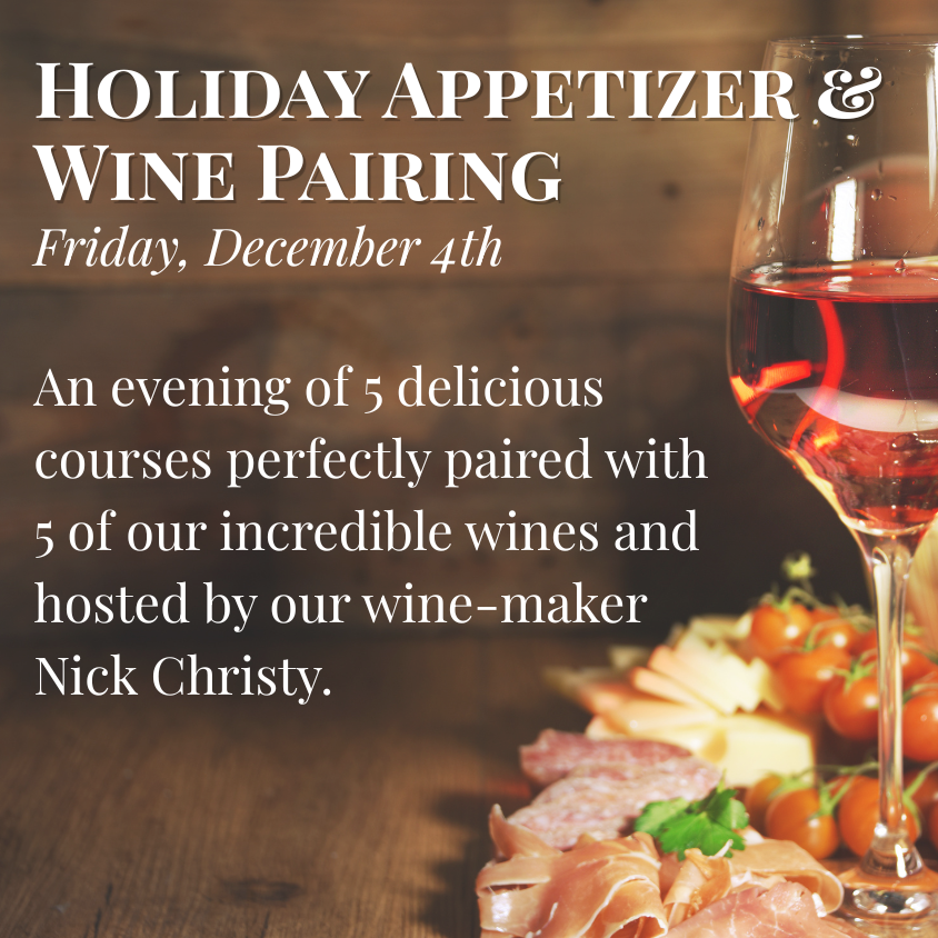 Holiday Appetizer & Wine Pairing