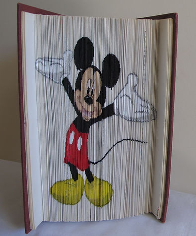 MICKEY MOUSE. Paper art. €80