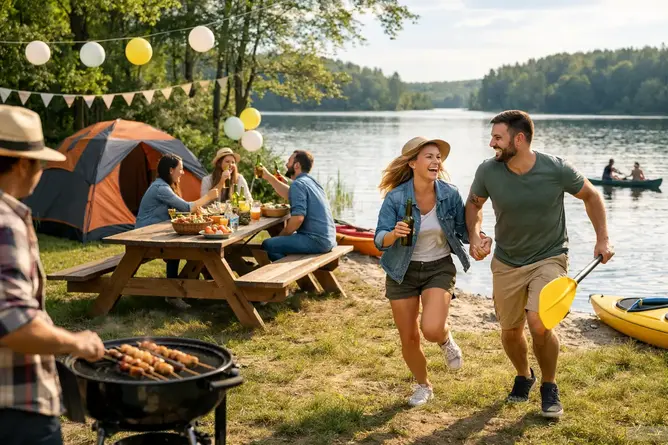 Outdoor Geburtstag am See: aktiv feiern