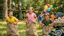 10 Ideen für Outdoor-Kindergeburtstag mit Action