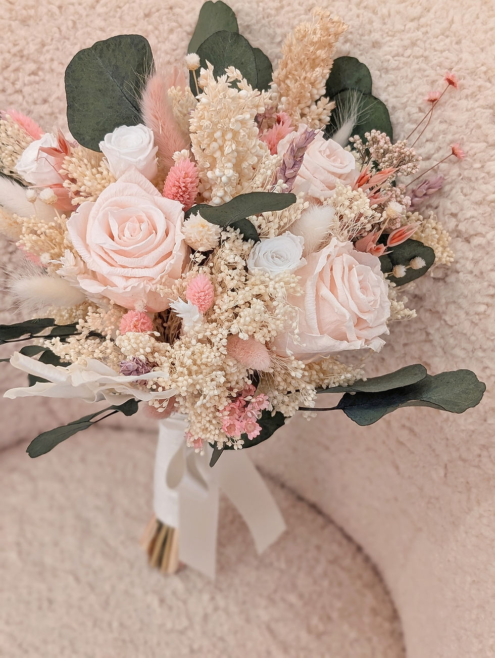 Bruidsboeket Pink & Lila