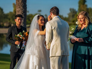 Real Bride Aye's Romantic Scottsdale Wedding in the CASEY Gown | Eddy K Bride