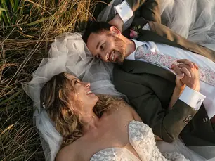 Real Bride Nikki's Elegant Estate Wedding in South Africa in the CALINDA Gown | Eddy K Bride