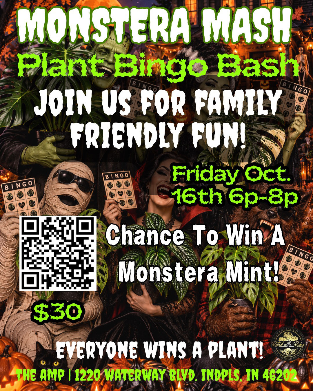 Monstera Mash: Plant Bingo Bash