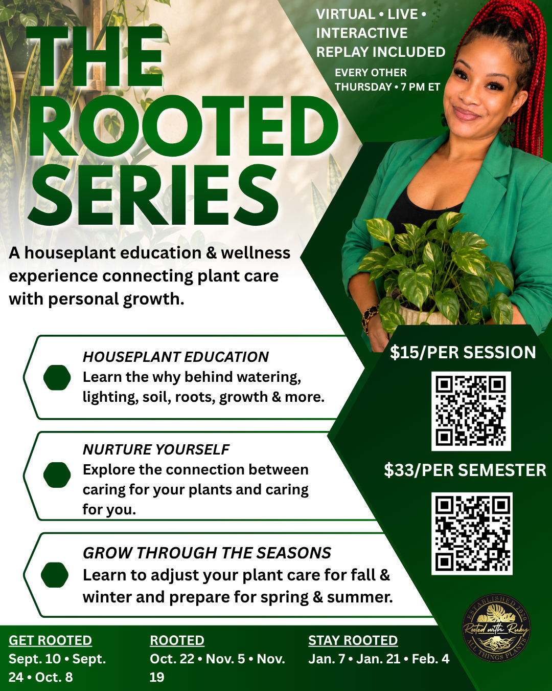 The Rooted Series: Get Rooted Sept. 10th