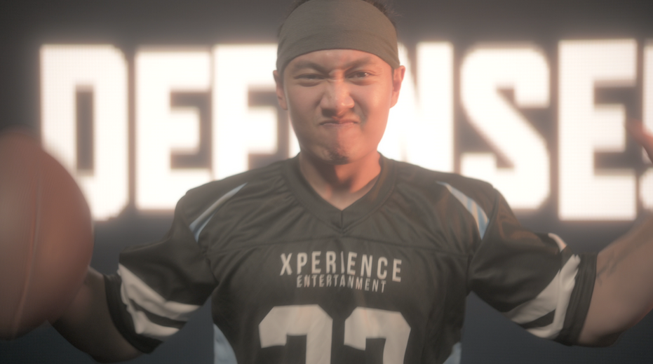 LED video wall displaying dynamic backgrounds for photoshoots and videos.