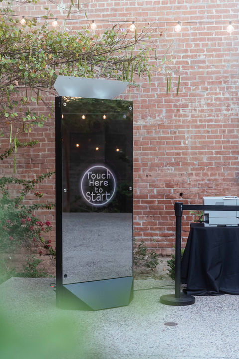 Mirror X Photobooth at high school prom in Phoenix arizona