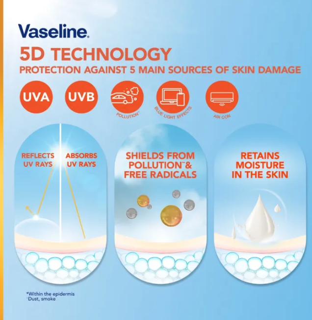Thumbnail: Vaseline Healthy Bright Daily Protection & Brightening Serum Lotion (300ml)