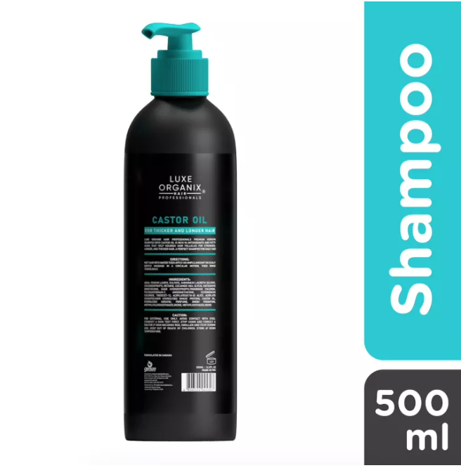 Thumbnail: Luxe Organix Premium Keratin CASTOR Oil Shampoo 500ml