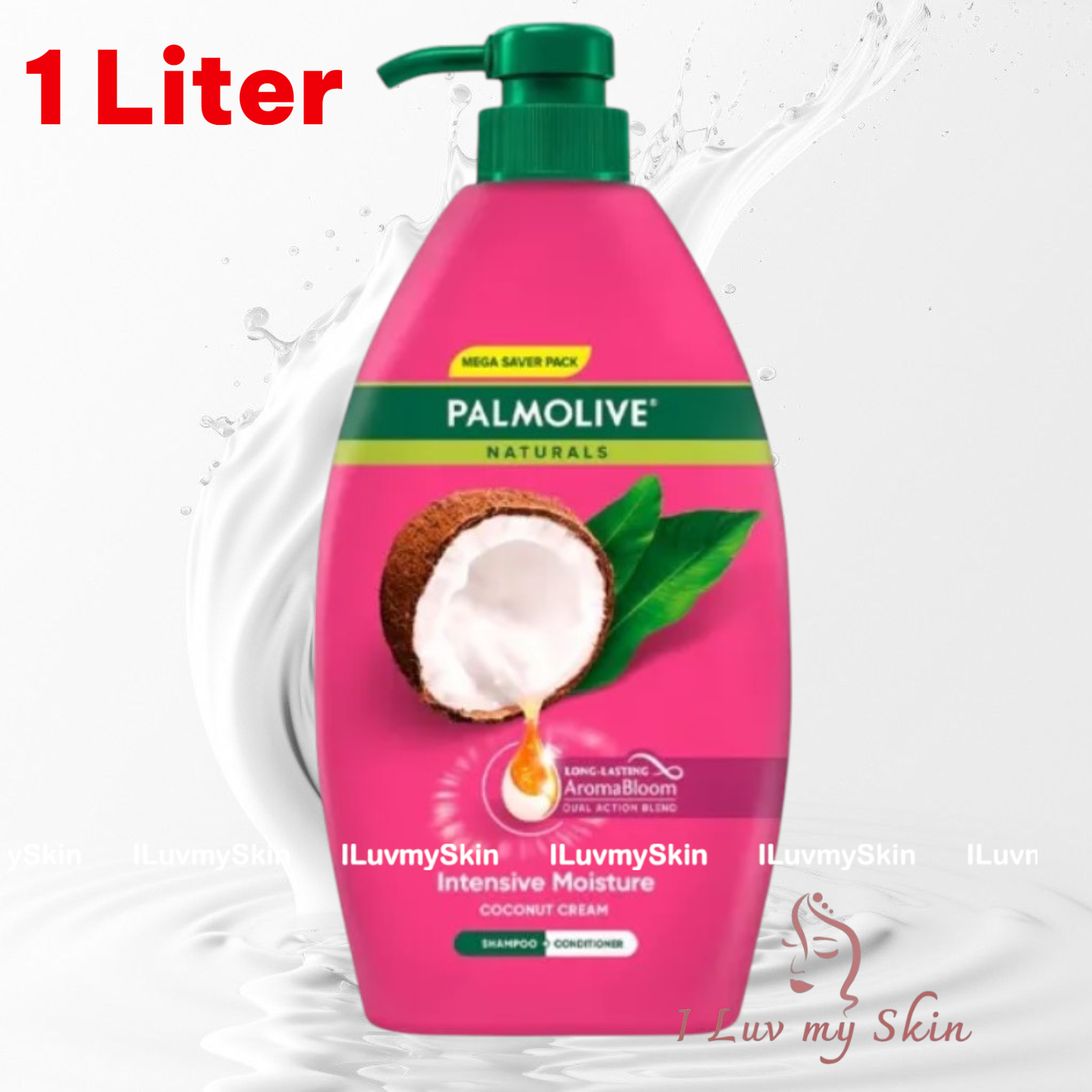 Palmolive Naturals Intensive Moisture Coconut Cream Shampoo 1 Liter with P
