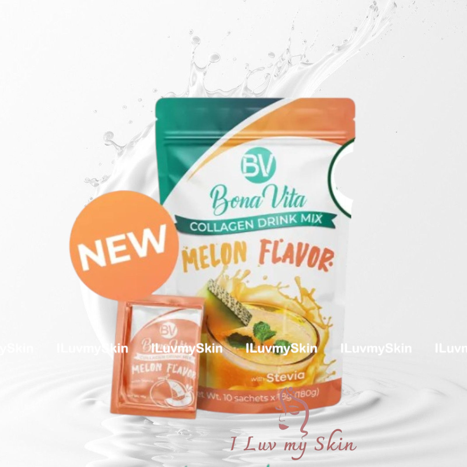 Bona Vita Collagen Melon Flavor (10 Sachets x 180g)