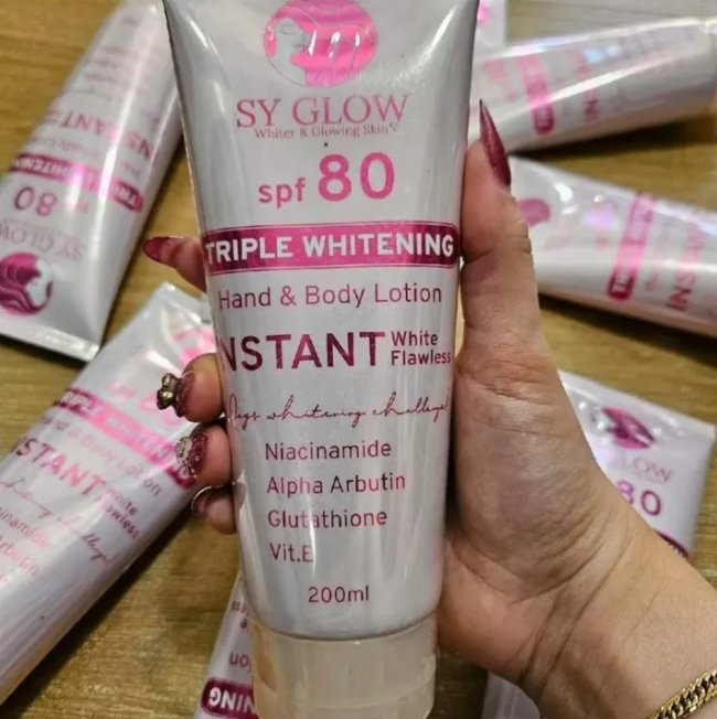 Thumbnail: SY Glow SPF80 Triple Whitening Instant White Lotion 200ml