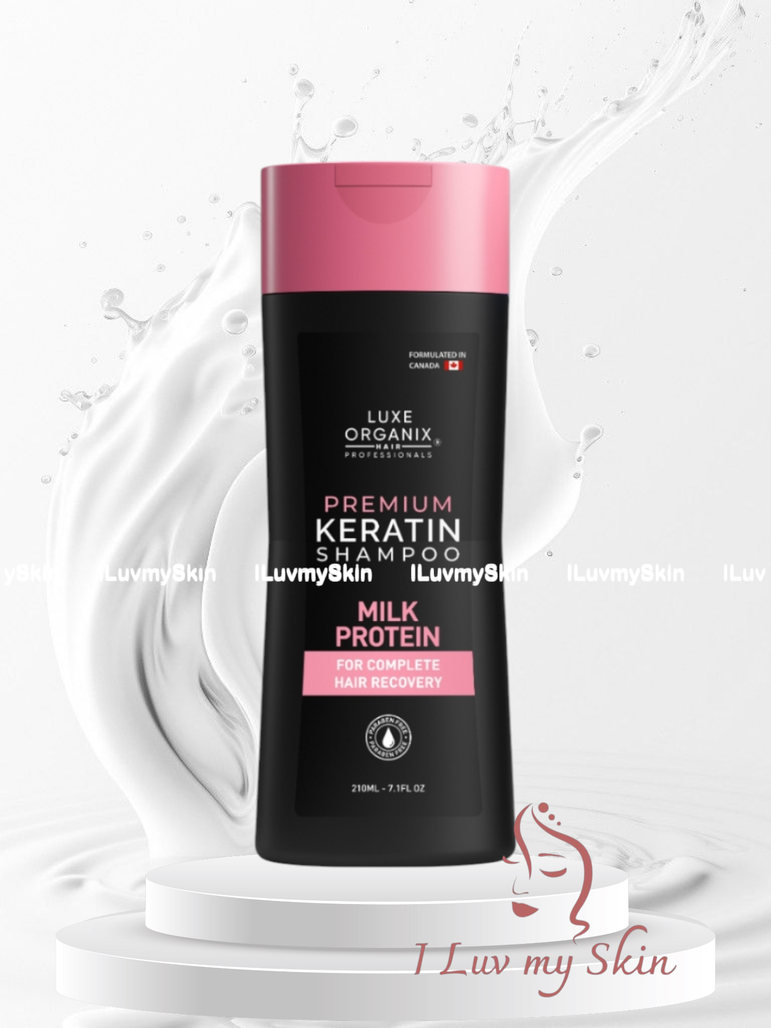 Luxe Organix Premium Keratin MILK PROTEIN Shampoo (210ml)