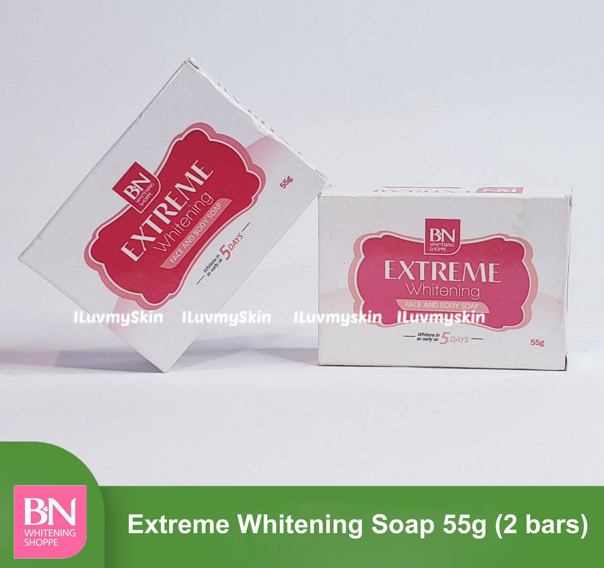 BN Extreme Whitening Soap 55g (2 bars)