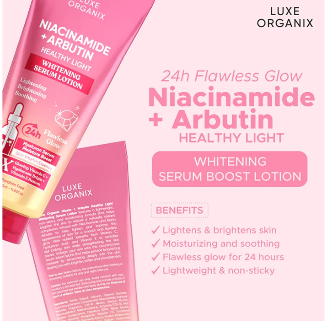 Thumbnail: Luxe Organix Niacinamide + Alpha Arbutin Whitening Serum Lotion 350ml