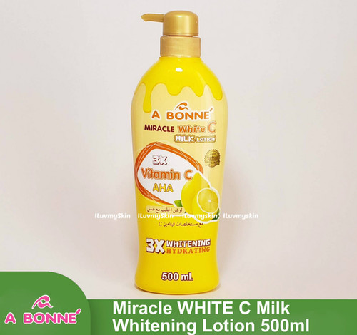 A Bonne Miracle White C 3X Vitamin C Extra Whitening Lotion 500ml a-bonne-miracle-white-c-3x-vitamin-c-extra-whitening-lotion-500ml