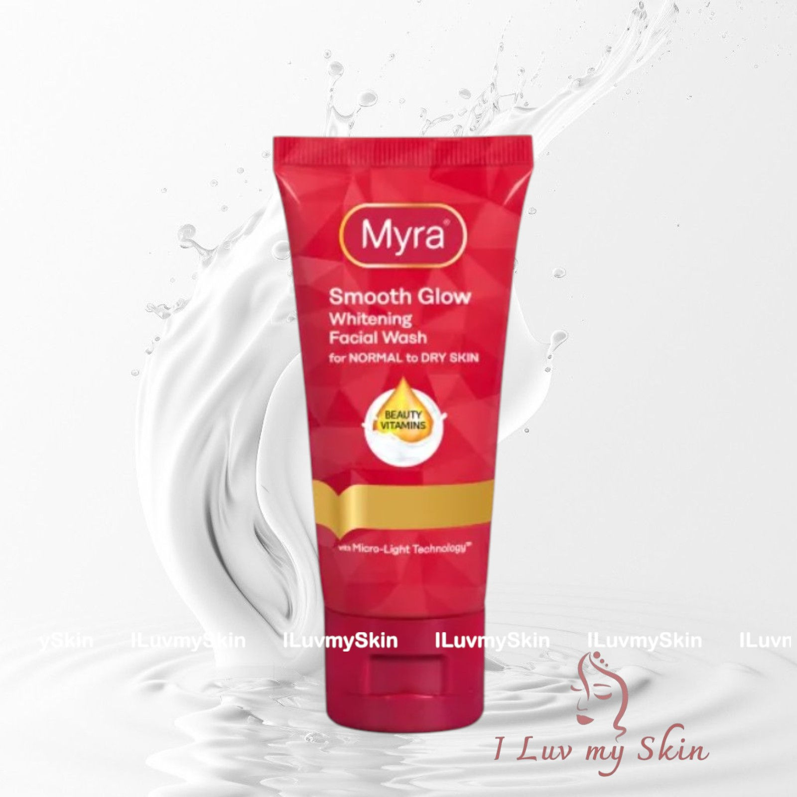 Myra Smooth Glow Whitening Facial Wash 50ml