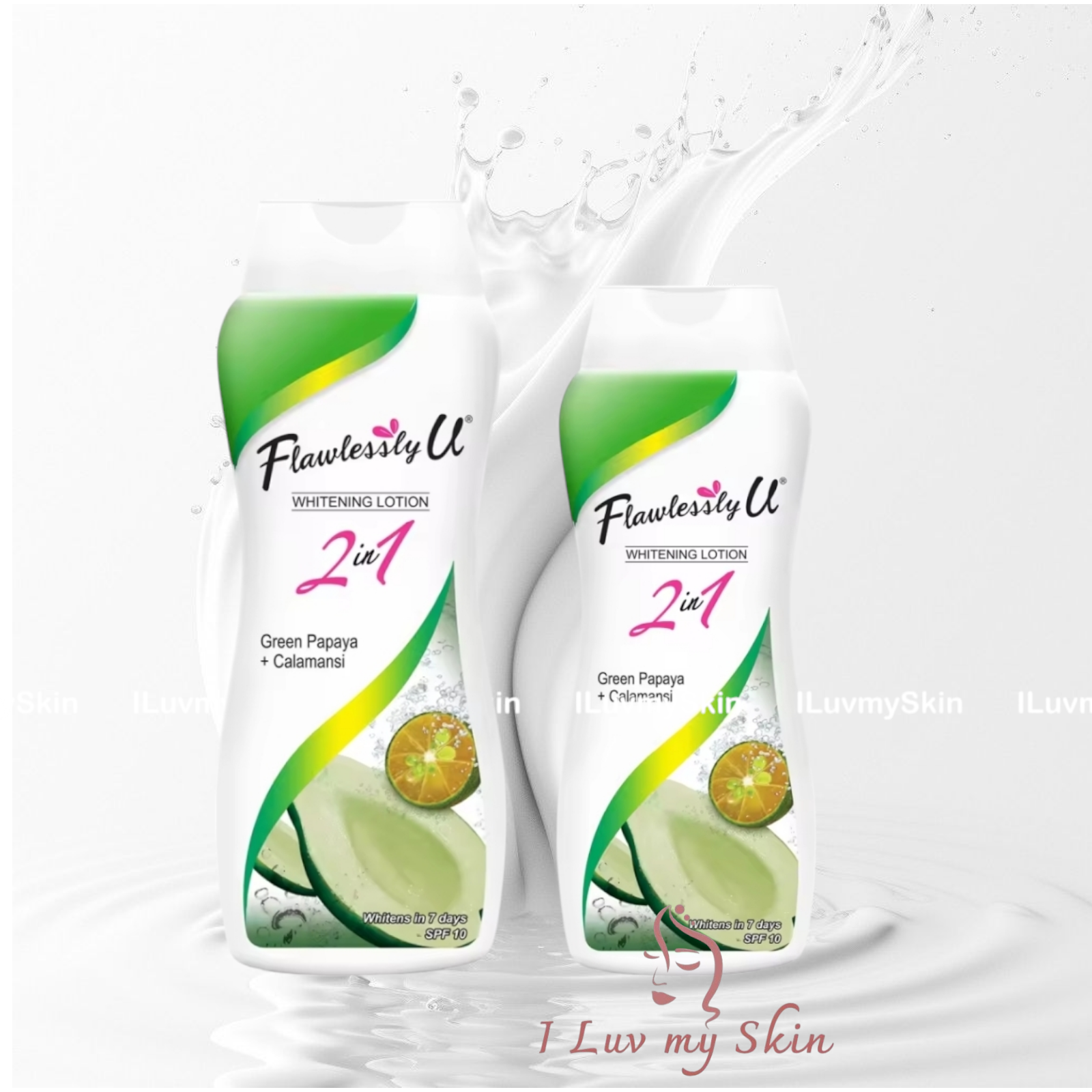 Flawlessly U 2in1 Green Papaya Calamansi Whitening Lotion
