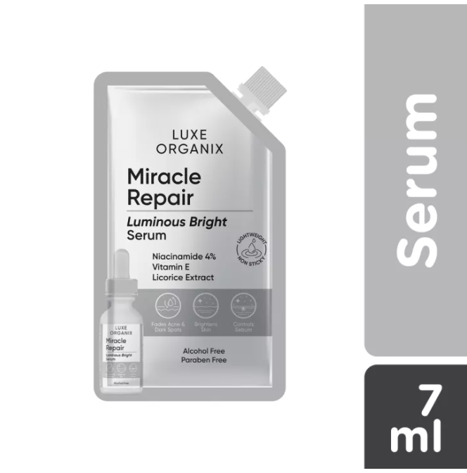 Thumbnail: Luxe Organix Miracle Repair Luminous Bright Serum (7ml)