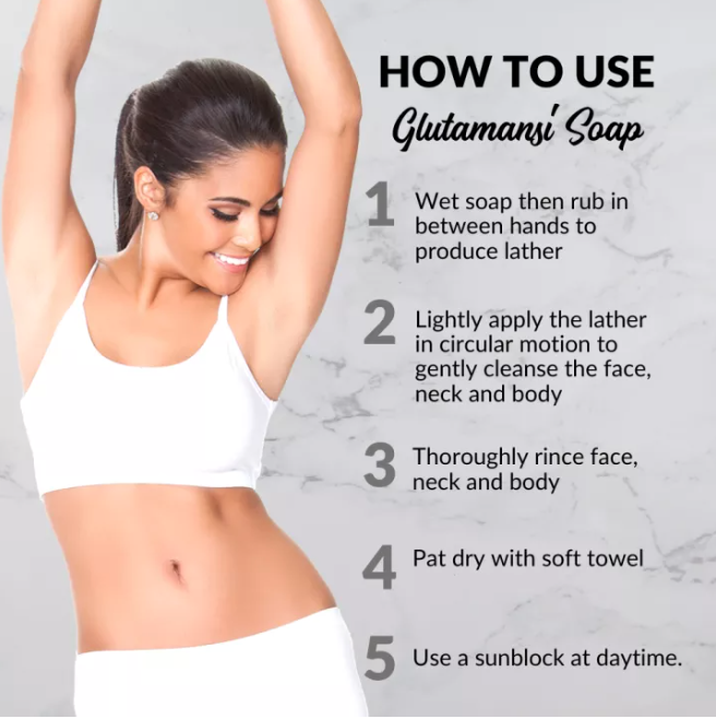 Thumbnail: Skin Generics GLUTAMANSI Natural Astringent Whitening Face & Body Soap (135g)