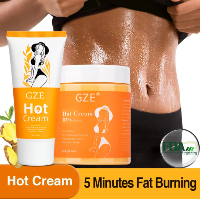 Thumbnail: GZE Ginger Slimming Hot Cream for Belly Fat Burning Lotion 60g