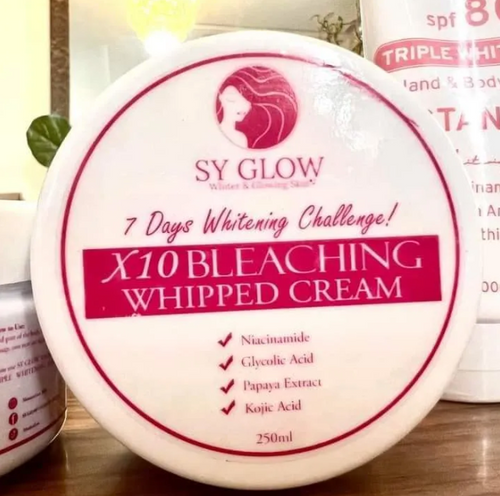 SY GLOW X70 Bleaching Whipped Cream 5個 SY GLOW 10X Bleaching Whipped Cream - 250ml – Pinoyhyper
