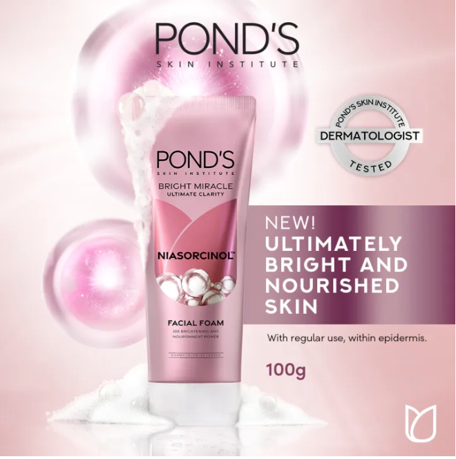 Thumbnail: POND's Bright Miracle Ultimate Clarity NIASORCINOL Facial Foam 100g