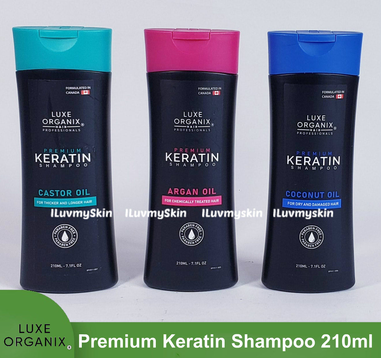 Luxe Organix Premium Keratin Shampoo 210ml