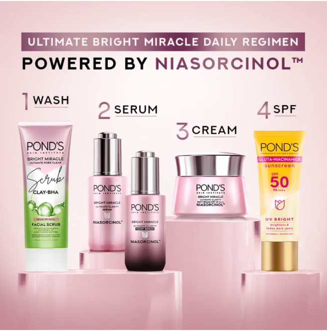 Thumbnail: POND's Bright Miracle Ultimate Pore Clear CLAY-BHA Facial Scrub 50g