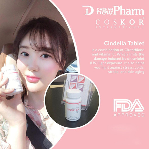 CINDELLA Tablet Glutathione 800mg with Vitamin C with Authenticity Seal | ILuvmySkin CINDELLA Tablet Glutathione 800mg with Vitamin C with Authenticity Seal | ILuvmySkin