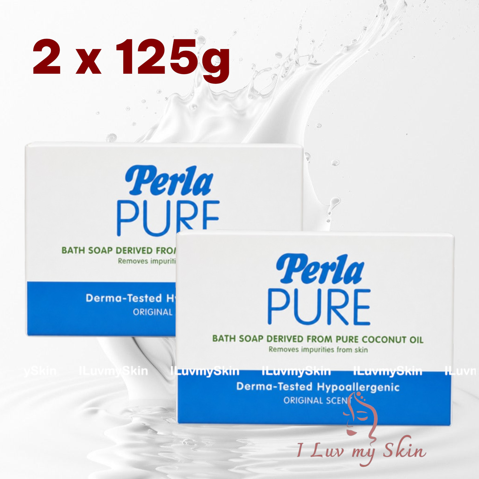 Perla PURE Body Soap 125g (2 pcs)