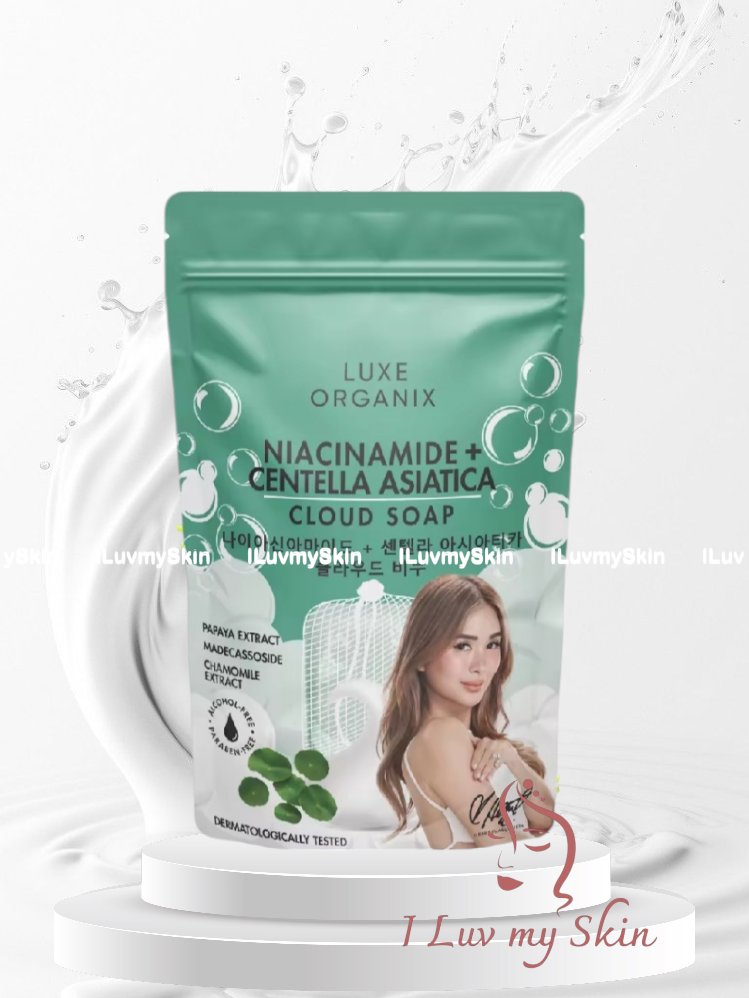Luxe Organix Niacinamide + Centella Asiatica Cloud Soap 180g