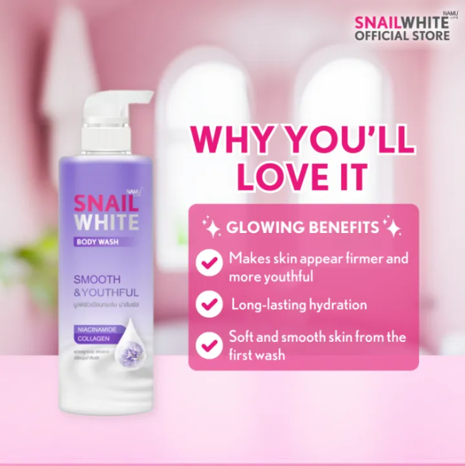 Thumbnail: Snail White Rosemary Body Wash Smooth & Youthful 500ml