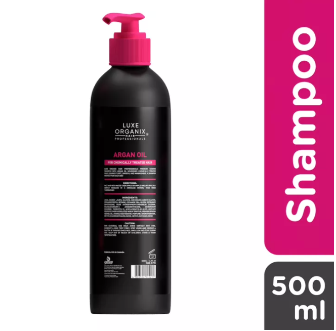 Thumbnail: Luxe Organix Premium Keratin ARGAN Oil Shampoo 500ml