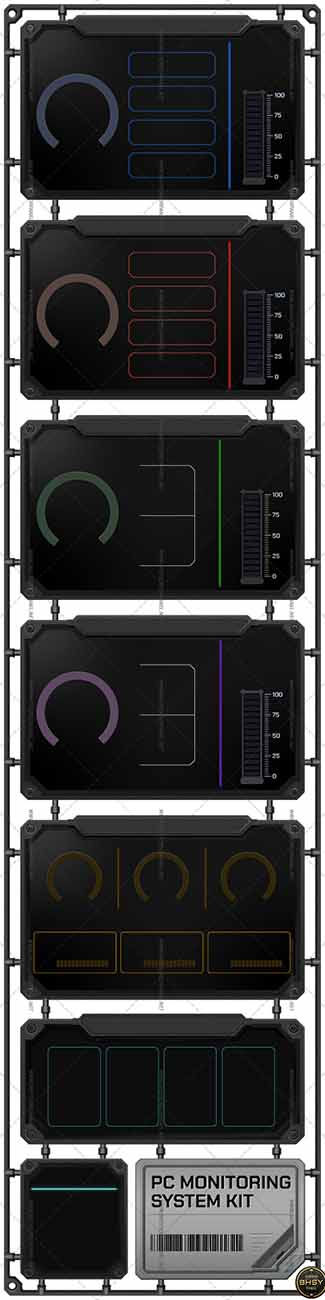 Thumbnail: 85-480x1920-Sprues Grid AIDA64 Sensor Panel