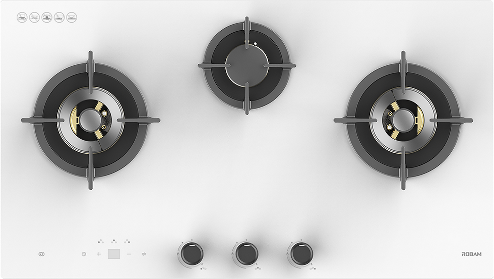 H31W Glass 3 Burners (900mm)
