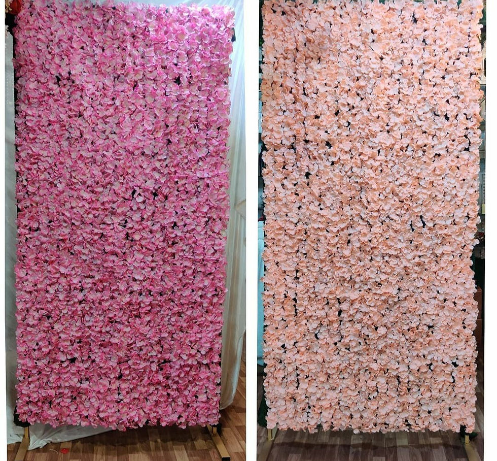 Thumbnail: Artificial Flower mat Background wall