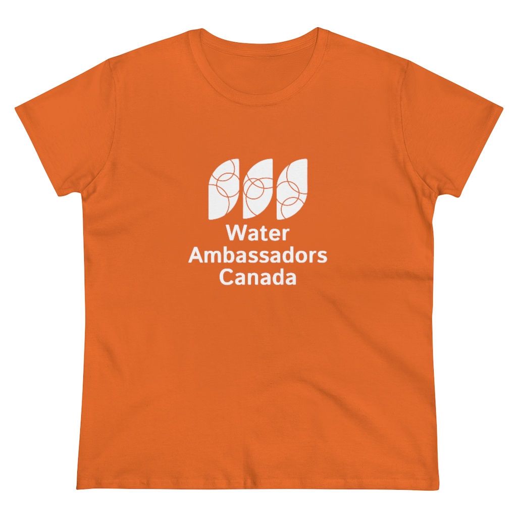 Fall Water Walk Women's Midweight Cotton Tee