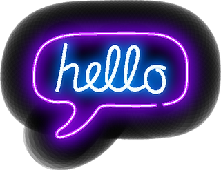 hello speech bubble