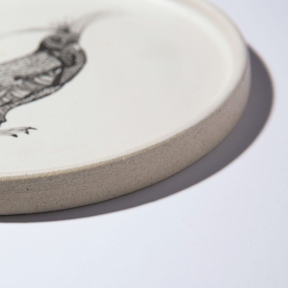 Thumbnail: FANCY PIGEON Dessert Plate