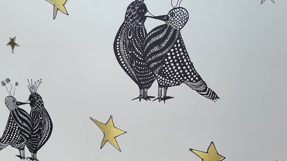 Thumbnail: LOVE ME | BLACK ON WHITE | GOLD STARS