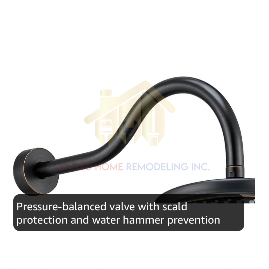 Thumbnail: Rain Shower Head With Handheld Shower