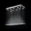 Thumbnail: Rectangular Base Pyramid Raindrop Crystal Ceiling Lights